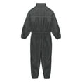 thumbnail image 4 of Choomomo Men's Work Overall Uniform Working Coveralls Jumpsuits Welding Suit Car Repair Workshop Mechanic Gray 195/5XL, 4 of 5