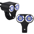thumbnail image 3 of Motorcycle Headlight Brake Switch 22mm Handlebar Button with Indicator Aluminum Alloy Easy Install, 3 of 7