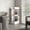 White, variant on 14 Wine Bottle Space & Modern Style - 46" Tall Corner Cabinet for Dining