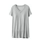 thumbnail image 2 of Fiudx Camisas de Mujer Blusa de Mujer Lisa Casual Moda Cuello Redondo Regular Sin Mangas Ropa de Dormir Tops, 2 of 5