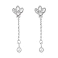 thumbnail image 1 of Arete para Mujer con Cristal Swarovski  Blossom – Bañado en Rodio– Arete Elegante y Brillante, Aretes de Mujer de Moda– Joyería para Mujer de Moda– Regalo especial Ortiz Espinosa Temporada, 1 of 2