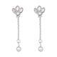 thumbnail image 1 of Arete para Mujer con Cristal Swarovski  Blossom – Bañado en Rodio– Arete Elegante y Brillante, Aretes de Mujer de Moda– Joyería para Mujer de Moda– Regalo especial Ortiz Espinosa Temporada, 1 of 2