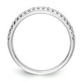 thumbnail image 2 of 14K White Gold Diamond, Lab Grown Round Ring Band Diamond VS SI, D E F, 1 5ct Wedding, 2 of 2