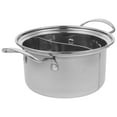 thumbnail image 1 of Small Pot Double Handle Soup Pot Kitchen Cooking Pot Sauce Pan Noodle Cooking Pot, 1 of 9