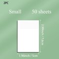 thumbnail image 4 of 2 uds pegatina transparente nota adhesiva Bloc de notas diario papelería escolar suministros de oficina (50 hojas/libro) S: 2,99*1,96 pulgadas/7,6*5 CM M: 2,99*2,99 pulgadas/7,6*7,6 cm L: 3,74*2,75 pu, 4 of 4