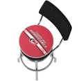 thumbnail image 5 of Trademark Gameroom Carolina Hurricanes Logo Bar Stool with Back Rest, 5 of 5