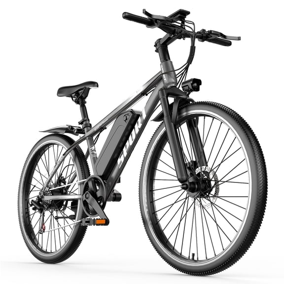 Electric Bike for Adults, 1500W Peak Mountain Ebike with 25 MPH, 65 Miles Range, 7 Speeds, 48V 10Ah Removable Battery 26" Ebike for Commute