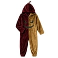 thumbnail image 2 of Ruyelune Red Halloween Pumpkin Onesie Adult Funny Pumpkin Hooded Casual Pajama Set, Oversized Onesie Jumpsuit M, 2 of 4