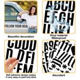 thumbnail image 4 of 24 hojas de letras autoadhesivas de 2 pulgadas, pegatinas con letras mayúsculas, pegatinas del alfabeto, letras y números 318, pegatinas de vinilo autoadhesivas, pegatinas ABC, 4 of 7