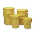 thumbnail image 2 of Eagle Mfg 20 gal Open Head Salvage Drum, Polyethylene, Unlined, Yellow 1650, 2 of 2