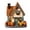 Orange, variant on HAHUT Vintage Light-Up Pumpkins Cottage, Hand-Painted Pumpkin LED House Decor for Autumn Thanksgiving Halloween Tabletop Mantel Shelf Display (Orange)