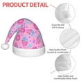 thumbnail image 4 of Balery Donuts Pattern Santa Hat Christmas Hat Funny Christmas Hat Christmas Knitted Beanie Hat For Kids, 4 of 6