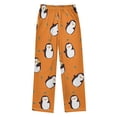thumbnail image 2 of Cute Penguin Pattern Pajama Pants Soft Lightweight Lounge Pants Bottoms Sleep Pants Warm Comfy, 2 of 9
