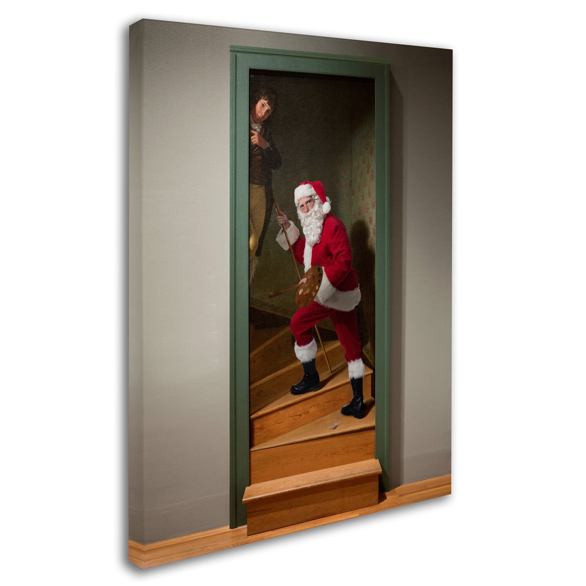 Trademark Fine Art 'Peale-Staircase Group' Canvas Art by Ed Wheeler