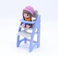 thumbnail image 2 of Realistic Plastic Dollhouses Baby High Chair 1/12 Scale Miniature Furniture Safe Childrens Gift, 2 of 8