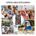 thumbnail image 6 of Pofeuu Rose Rabbit Print Basketball Jersey, Shirts for Men Youth Basketball Jersey Crew Neck-Large, 6 of 6