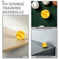 thumbnail image 3 of CUITING 2Pcs Kids Soft PU Sponge Baseballs Safe Indoor and Outdoor Training Softball Beginner Practice Baseball Teenager Players Training Balls Baseballs, 3 of 8