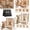 3PCS, variant on Patchwork Mouse DIY Kit Handmade Sewing Craft Set with Floral Fabric Pattern & Instructions Complete Felt Stuffed Animal Creative Beginner-Friendly Hobby Project for Home Decor Gift Making(#B)