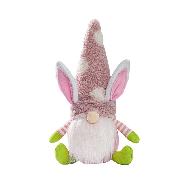 Decoración de conejo de Pascua para niños muñeco de conejo con Kuymtek luces Led brillantes elfo regalo para fiesta DIY decoraciones para el hogar 2022