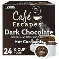 24-Count Cafe Escapes Dark Chocolate Hot Cocoa Keurig K-Cup Pods (6802)