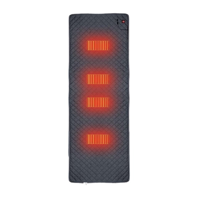 Heating Sleeping Pad - Type-C/USB Powered, 3 Temp Levels, Anti-Slip, for Camping Office Home