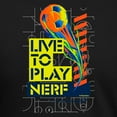 thumbnail image 3 of CafePress - Live To Play Nerf Soccer T Shirt - Mens Tri-blend T-Shirt, 3 of 4