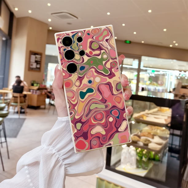 Destaca entre la multitud con esta elegante funda para iPhone con estampado de dibujos animados