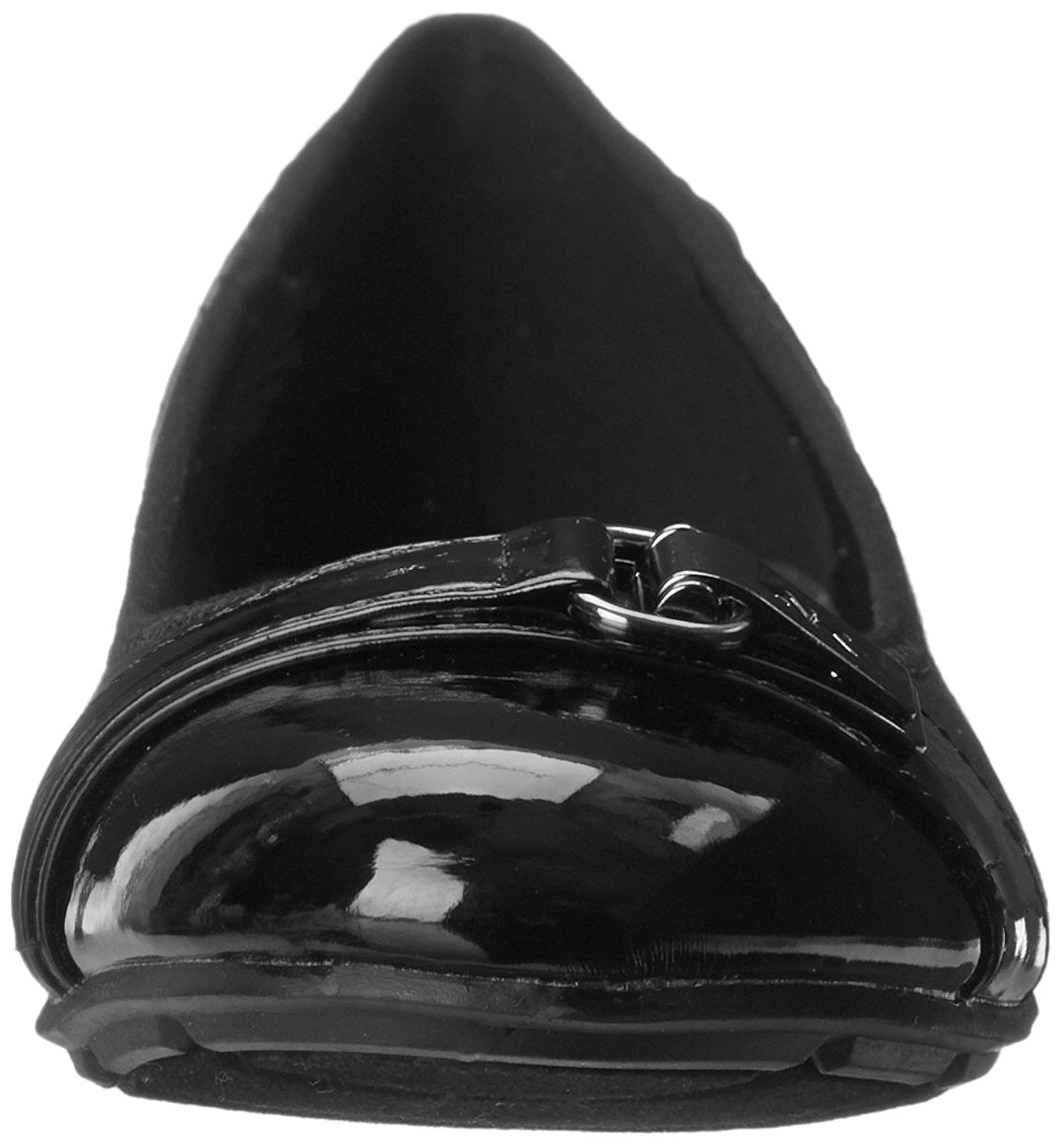 anne klein sport women's able fabric ballet flat