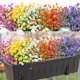 thumbnail image 1 of HATOKU 24 flores artificiales para decoraci&oacute;n al aire libre, flores de pl&aacute;stico resistentes a los rayos UV al aire libre, plantas falsas a granel para jard&iacute HATOKU NA, 1 of 7