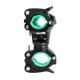 thumbnail image 3 of 2X Soporte de Luz de Bicicleta, Soporte de Linterna Giratorio Multifuncional, Soporte de de Bicicleta Negro + Verde, 3 of 3