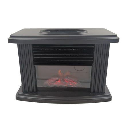 

Famure Warm Air Blower|Mini Electric Fireplace Stove Heater Portable Tabletop Indoor Space 1000W