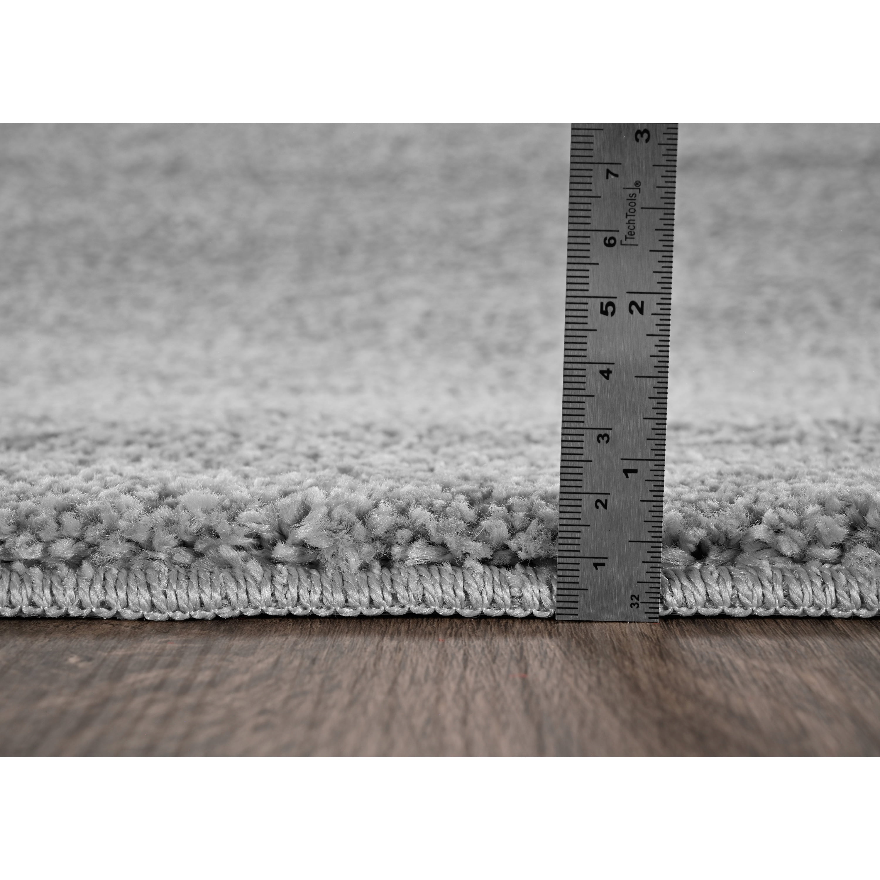 Garland Rug Sedona Washable Bath Rug Set, 2 Piece (21"x34" & 17"x24") Silver