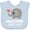 Blue, variant on Inktastic Mimi and PopPop Love Me Grandchild Boys or Girls Baby Bib