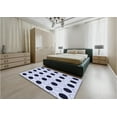 thumbnail image 4 of Ahgly Company Indoor Rectangle Patterned Lavender Blue Area Rugs, 2' x 5', 4 of 6