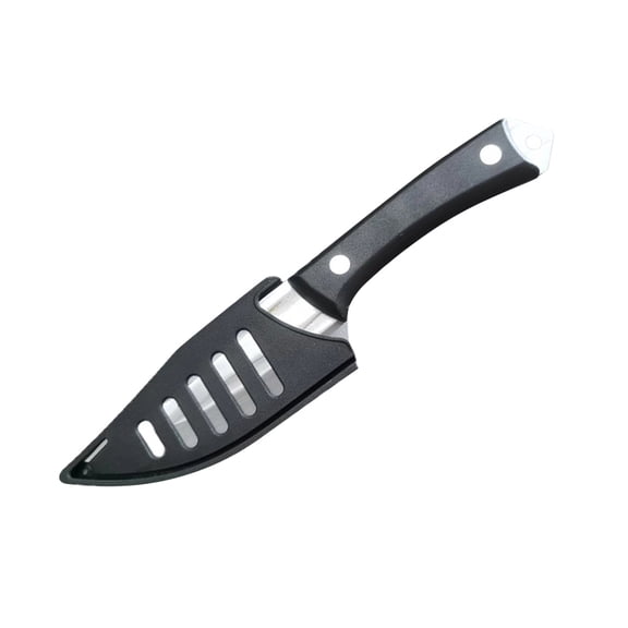 RYDCOT 4-Inch Chef Knife with Self-Sharpening Blade Cover, High Carbon-Stainless Steel Kitchen Knife with Ergonomic Handle