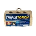 thumbnail image 2 of TimberTote TripleTorch One Log Campfire Fireplace Fire Wood Log with 3 Chimneys, 2 of 4