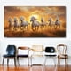 thumbnail image 5 of Pintura de caballo, obra de arte, artesanía, decoración de pared, impresión para sofá, fondo, dormitorio, estilo I 40X20CM, 5 of 8