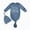 A77-Dark Blue, variant on Newborn Unisex Baby Newborn Knotted Sleeping Bag Fetal Hat Set Baby Pajamas Sleep & Play One-Piece Bodysuit,A77-White