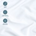 thumbnail image 3 of Bare Home Funda de Almohada Corporal - Cierre de Cremallera - Ultra Suave - Doble Cepillado - Blanco, 3 of 8