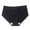 Black, variant on Ashirexll Maternity Underwear V-Shaped Low-Waisted Belly Support Solid Color Traceless Ice Silk Comfortable Maternity Panties Light Blue L