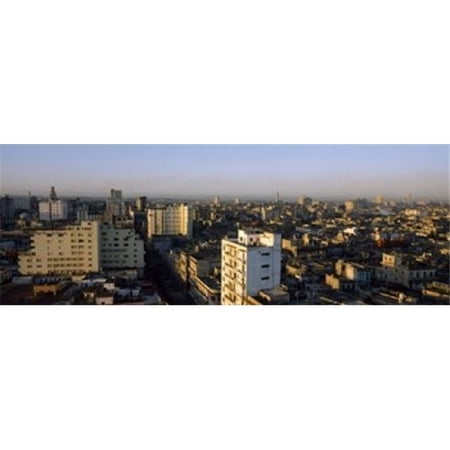 High angle view of a city Old Havana Havana Cuba Poster Print by - 36 x 12