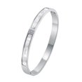 thumbnail image 5 of Pulsera de acero de titanio para mujer, pulsera de acero inoxidable que no se decolora, pulsera de joyería de temperamento de moda simple con incrustaciones de diamantes, 5 of 5