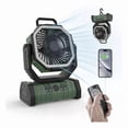 thumbnail image 2 of Ventilador de camping recargable de 20000 mAh con luz LED, batería de 58 horas, 2 of 2