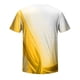 thumbnail image 4 of Mens Casual Pantalones Cortos Raya Impresión Suéter Fitness Deportes Camiseta, Poliéster Cuello Redondo Blusa para Al Aire Libre, Diario Y Primavera Verano Desgaste, 4 of 5