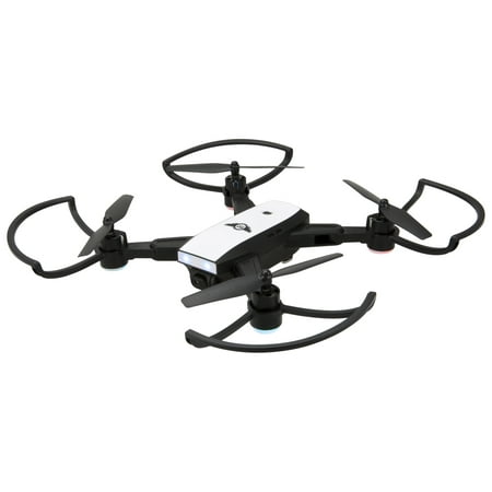 Sky Rider Raven 2 Foldable Drone with GPS and Wi-Fi Camera, DRWG530B, Black