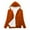 Orange, variant on ICHUANYI Women's Winter Warm Fleece Jackets Thick Sherpa Lined Zip up Hoodies Warm Heavyweight Sweatshirt Coat