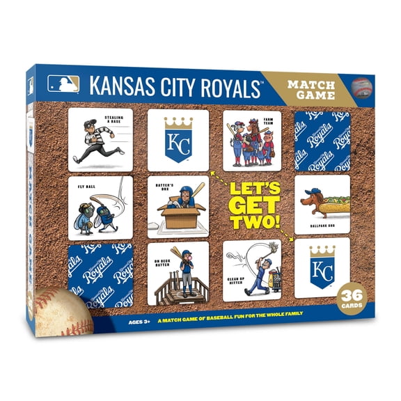 YouTheFan MLB Kansas City Royals Memory Match Game