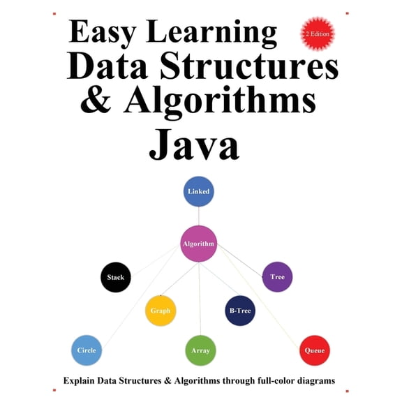 Easy Learning Data Structures & Algorithms Java (2 Edition): Explain Data Structures & Algorithms through full-color dia
