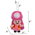 thumbnail image 2 of 8" Super Maro Bros. Toadette Plush Toy Stuffed Doll, 2 of 7