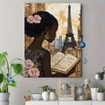 thumbnail image 4 of Parisian Woman Reading Canvas Wall Art， Suitable for Living Room， Bedroom， Office， Library， and Study Decoration., 4 of 8